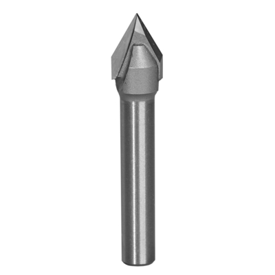 V-Groove Bits For Decorative Vee Grooves And Chamfering For Sign and lettering